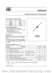 STPS5L40RL datasheet pdf ST Microelectronics