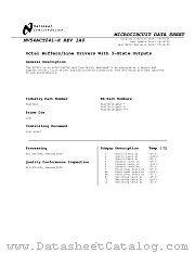 5962-89847012A(54ACT241LMQB) datasheet pdf National Semiconductor