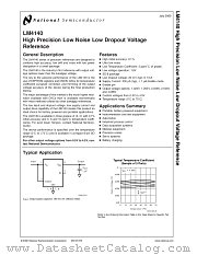 LM4140ACMX-4.1 datasheet pdf National Semiconductor