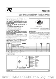 TDA2005S datasheet pdf ST Microelectronics