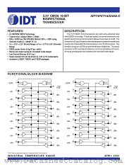 IDT74FCT163245CPF8 datasheet pdf IDT