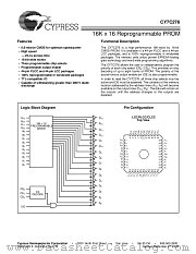 CY7C276-25HC datasheet pdf Cypress