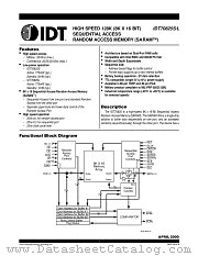IDT70825L20G datasheet pdf IDT