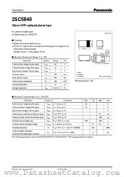 2SC5848 datasheet pdf Panasonic