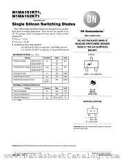 M1MA152KT1 datasheet pdf ON Semiconductor