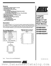 AT49BV002AT datasheet pdf Atmel