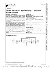 LM2676SDX-5.0 datasheet pdf National Semiconductor