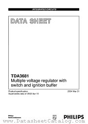 TDA3681JR/N2 datasheet pdf Philips