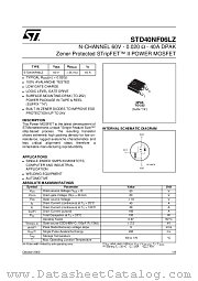 STD40NF06LZT4 datasheet pdf ST Microelectronics