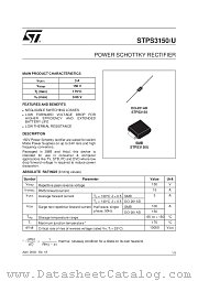 STPS3150RL datasheet pdf ST Microelectronics
