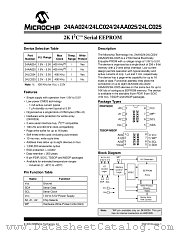 24LC025-I/P datasheet pdf Microchip