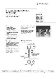 HLMP-3351-F0001 datasheet pdf Agilent (Hewlett-Packard)