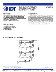 QS3383Q datasheet pdf IDT