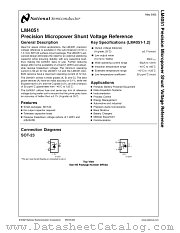 LM4051AEM3-ADJ datasheet pdf National Semiconductor