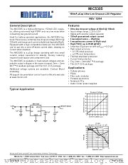 MIC5305 datasheet pdf Micrel Semiconductor