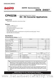 CPH3236 datasheet pdf SANYO