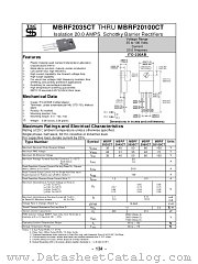 MBRF2035CT datasheet pdf Taiwan Semiconductor