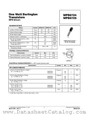 MPS6725 datasheet pdf ON Semiconductor