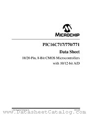 PIC16C771/JW datasheet pdf Microchip