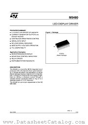 M5480 datasheet pdf ST Microelectronics