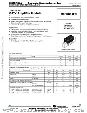 MHW8182B datasheet pdf Freescale (Motorola)