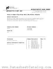 54AC574FMQB datasheet pdf National Semiconductor