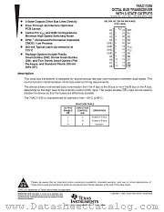 74AC11245DBR datasheet pdf Texas Instruments