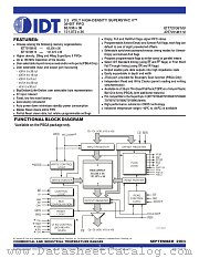 IDT72V36100L15PFI datasheet pdf IDT