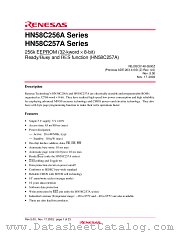 HN58C256AT-10E datasheet pdf Renesas