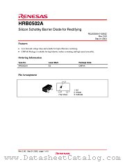 HRB0502A datasheet pdf Renesas