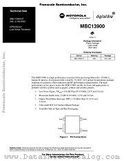 MBC13900 datasheet pdf Freescale (Motorola)