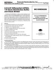 MC100ES6226 datasheet pdf Freescale (Motorola)
