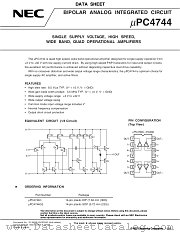 UPC4744G2-E1 datasheet pdf NEC
