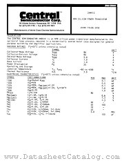 2N4912 datasheet pdf Central Semiconductor