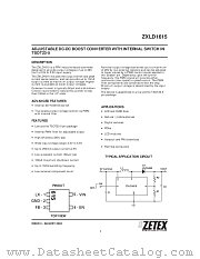 ZXLD1615 datasheet pdf Zetex Semiconductors