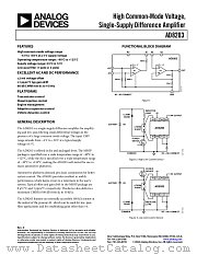 AD8203 datasheet pdf Analog Devices