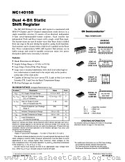 MC14015B datasheet pdf ON Semiconductor