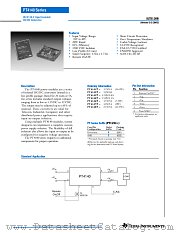 PT4143A datasheet pdf Texas Instruments