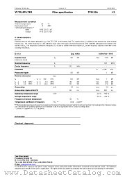 TFS120A datasheet pdf Vectron
