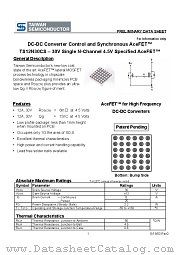 TS12N30VS datasheet pdf Taiwan Semiconductor