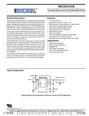 MIC2544 datasheet pdf Micrel Semiconductor