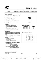 ESDA-5SC6 datasheet pdf ST Microelectronics