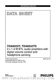 TDA8552TS/N1 datasheet pdf Philips