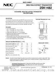2SK1482/JM datasheet pdf NEC