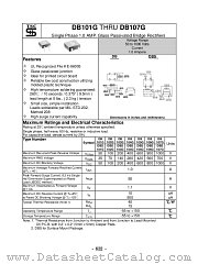 DBS101G datasheet pdf Taiwan Semiconductor