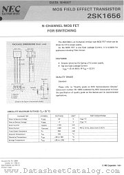 2SK1656/JM datasheet pdf NEC