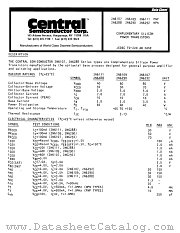 2N6111 datasheet pdf Central Semiconductor