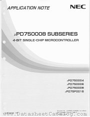 UPD750004GB-XXX-3B4 datasheet pdf NEC