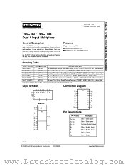 74AC153SC datasheet pdf Fairchild Semiconductor