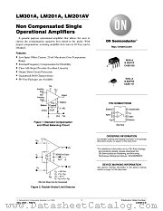 LM201AD datasheet pdf ON Semiconductor